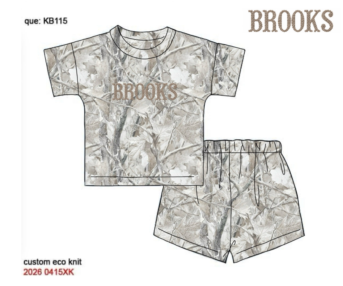 Camo Craze Flash Presale: Unisex Mom/Mini Oversized Tee Set- Snow