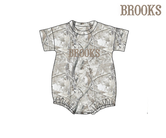 Camo Craze Flash Presale: Unisex Oversized French Knot Bubble- Snow