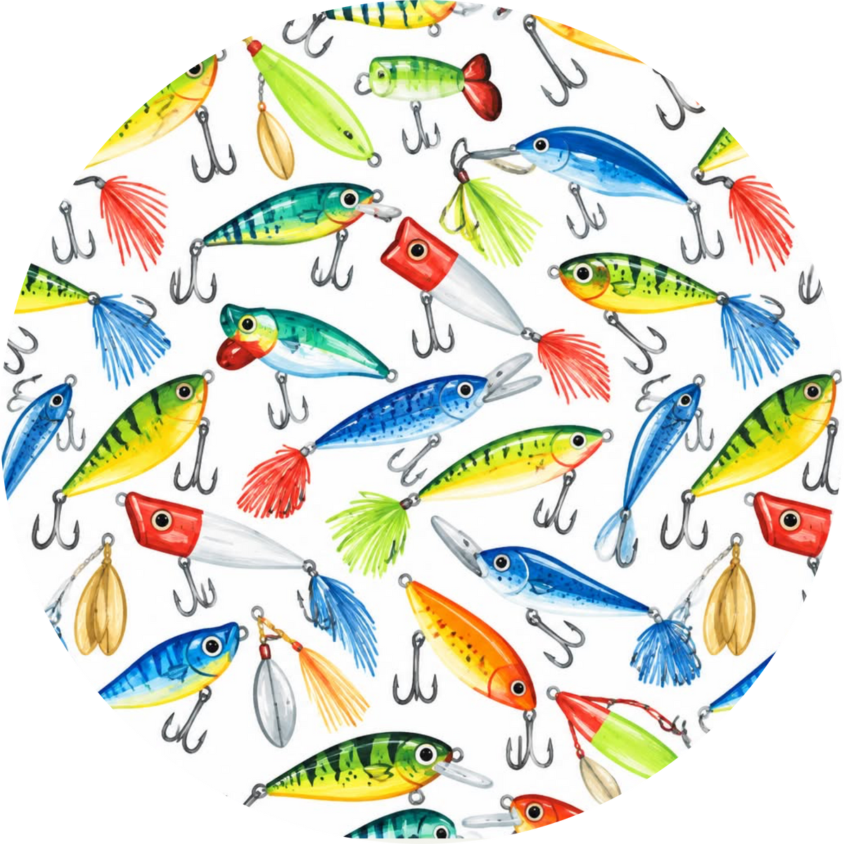 Pre Order 152: Boys Only- Fishing Lure Knit Polo