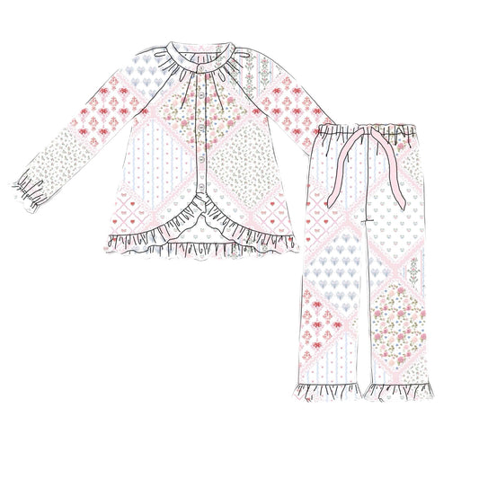 Pre Order 147: Cupid Shuffle- Mom/Mini Knit 2pc Lounge