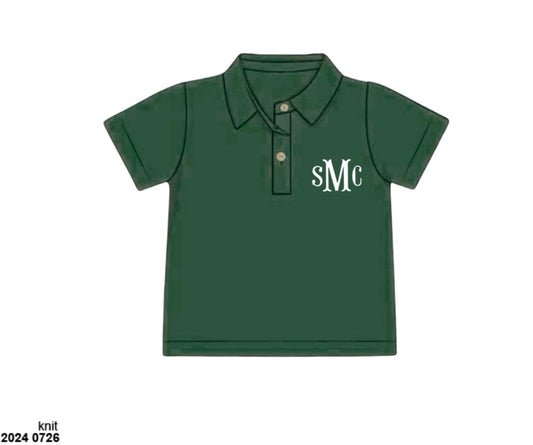 Pre Order 141: Fall Fancy- Boys Knit Polo