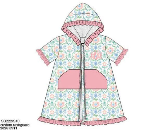 Pre Order 149: Family Swim- Girls Hooded Cover Up