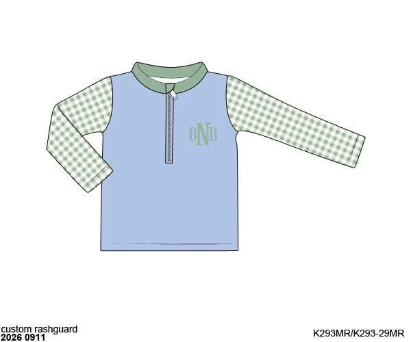 Pre Order 149: Family Swim- Boys Rashgaurd Swim Top