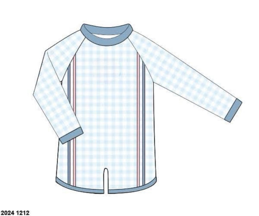 RTS: Bradford Bows- Boys 1pc Rash Guard Swim