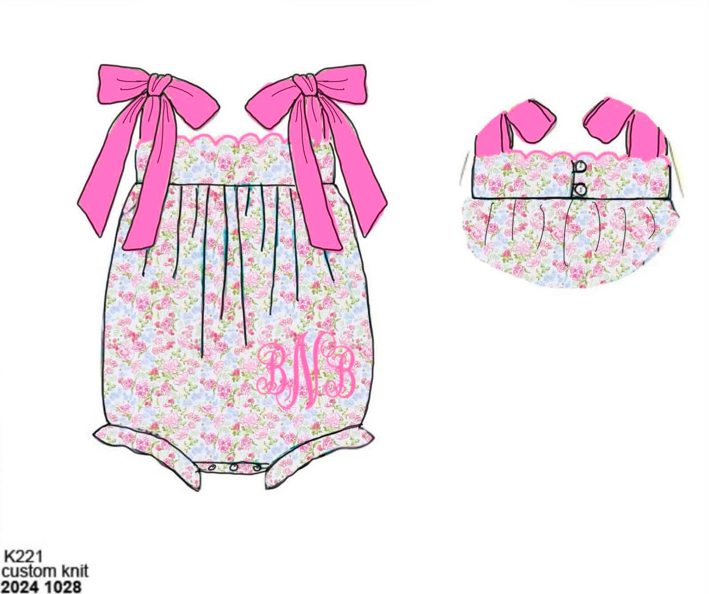 Pre Order 148: Aster & Lane- Girls Knit Bubble