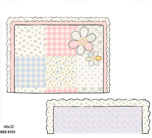 Honey 3: Homestead- Flower: Appliqué Blanket