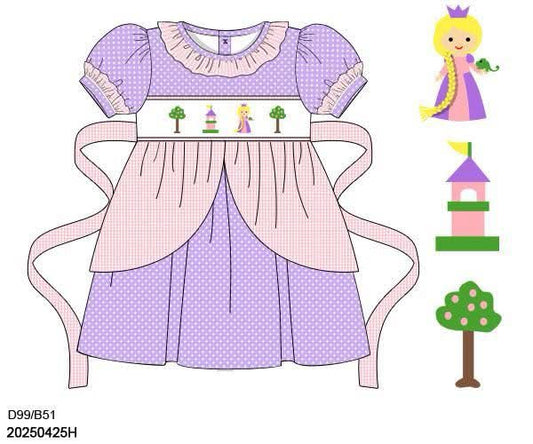 RTS: BBS Dress Up- Girls BaBy PeNcIL Woven Dress