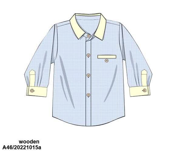 Pre Order 147: Birdie & Blue- Dad/Mini Woven Button Up