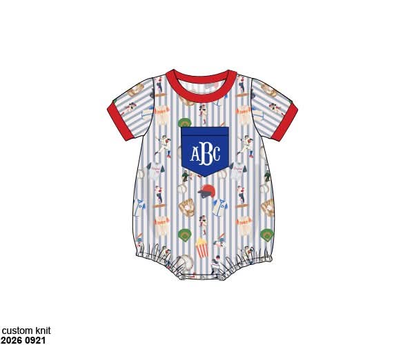 Pre Order 150: Joshua's Big League- Boys Knit Bubble