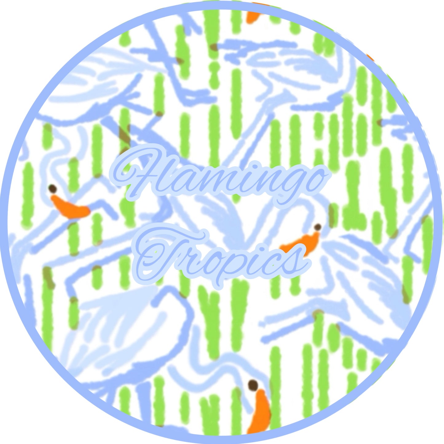 RTS: Flamingo Tropics- Boys Woven Swim Shorties