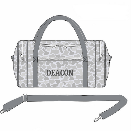 Camo Craze Flash Presale: Duffle Bags- Gray