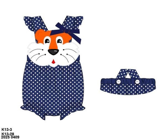 RTS: DEFECT- Fat Heads- Tiger Girls Woven Bubble