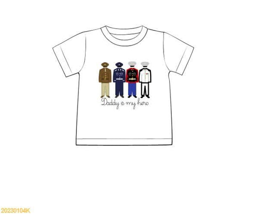 Pre Order 147: Rep Request- Military Hero Knit Shirt