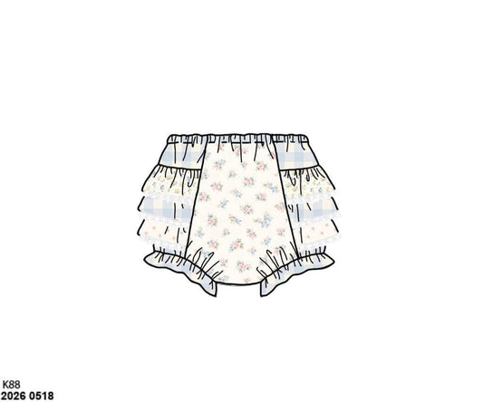 Honey 3: Homestead- Flowers: Girls Floral Woven Bloomers