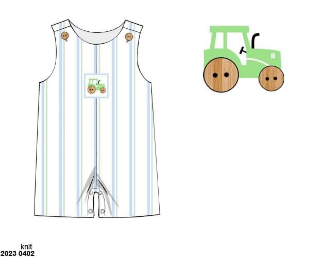 Throwback Pre Order: Bluebell Acres- Boys Knit Shortall
