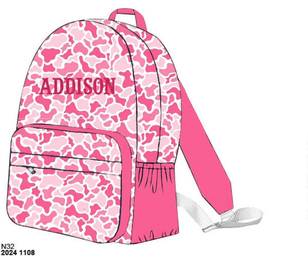 Camo Craze Flash Presale: Backpacks- Pink