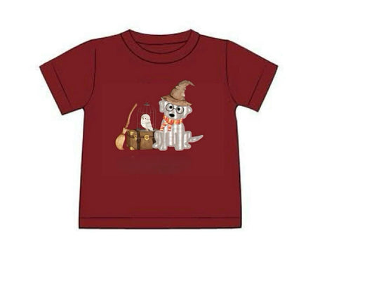 RTS: Halloween Shirt Only- Wizard Hank Boys Shirt