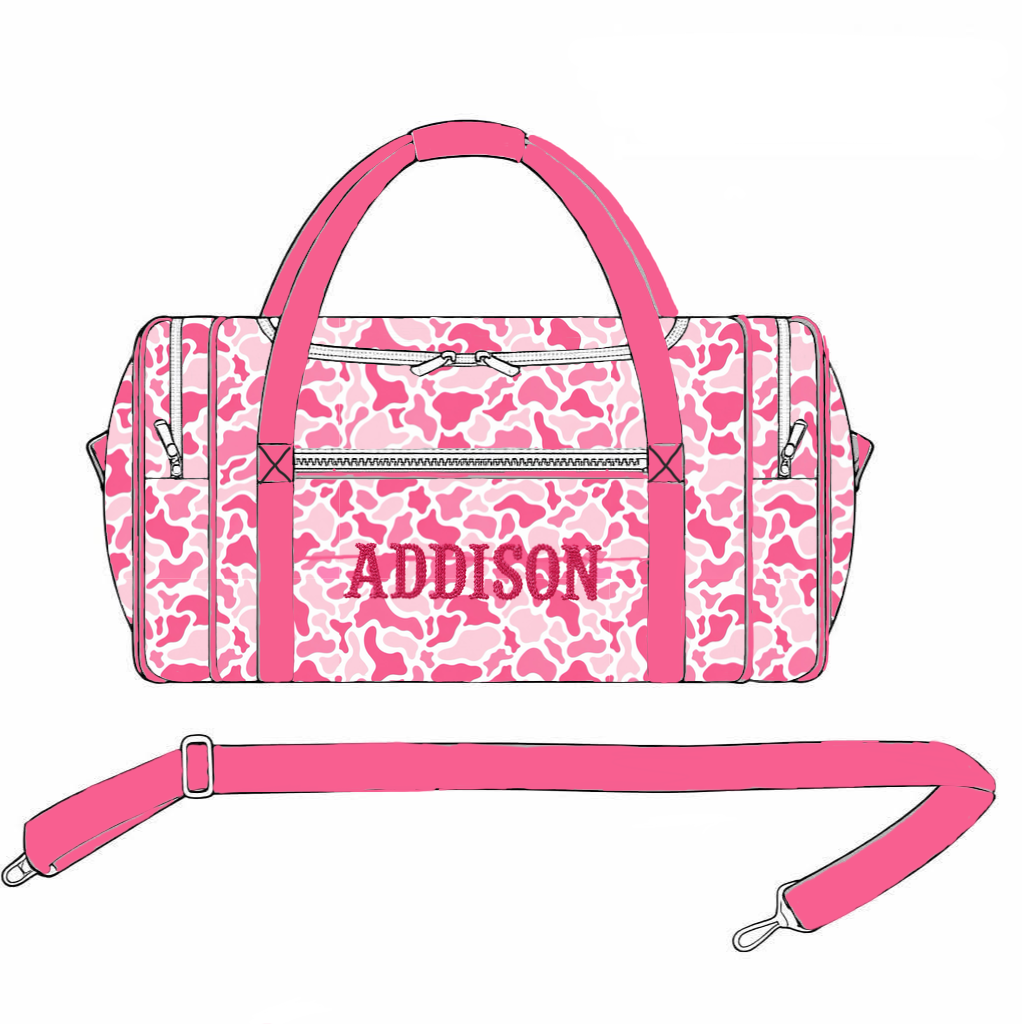 Camo Craze Flash Presale: Duffle Bags- Pink