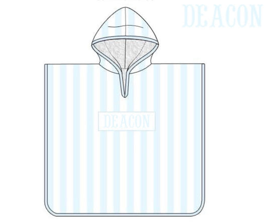 Pre Order 138: Pastel Stripe - Boys Smocked Hooded Towel