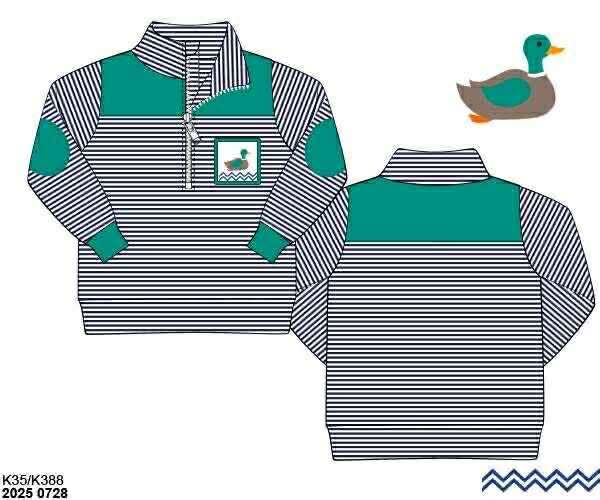 RTS: Quack Me Up- Boys Knit Pullover
