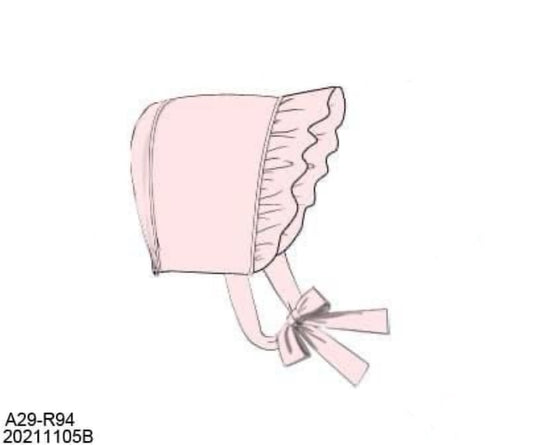 RTS: Sunday Best- Girls Woven Bonnet