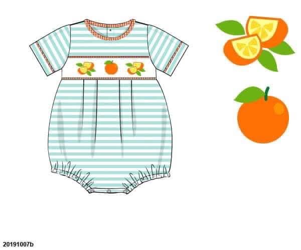 Throwback Pre Order: Orange You Sweet- Boys Knit Bubble