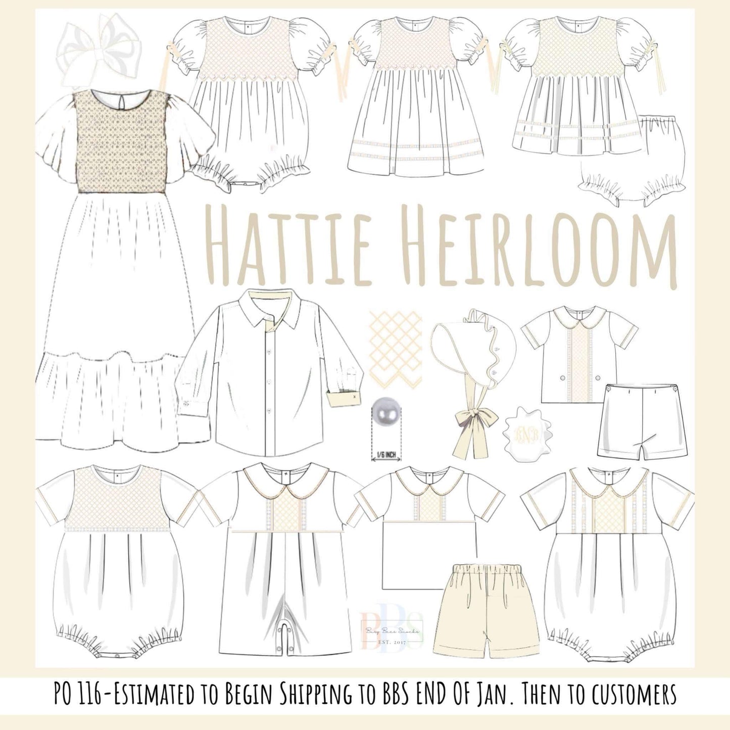 RTS: Hattie's Heirloom- Boys Woven Bubble