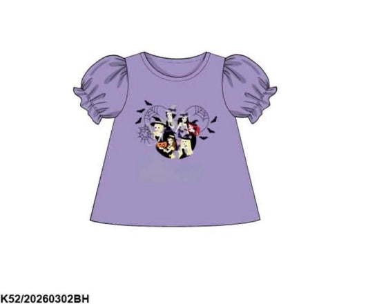 RTS: Halloween Shirt Only- Princess Girls Shirt