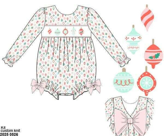 RTS: Olivia's Ornaments- Girls Knit Bubble