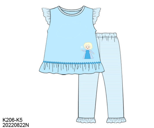 RTS: Girls Only- Ice Princess Knit Legging Set