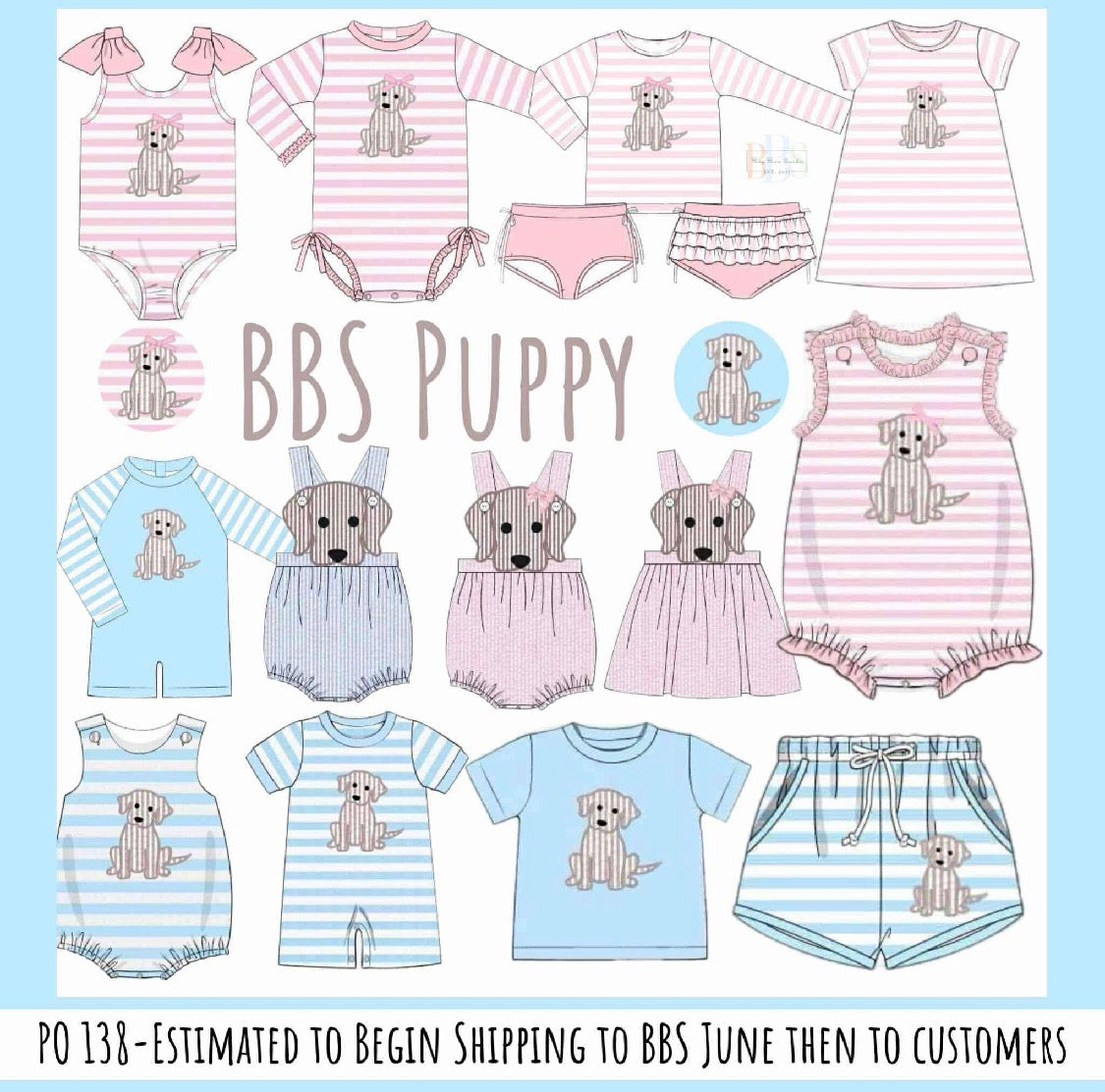 RTS: BBS Puppy- Boys 1pc Rash Guard Swim