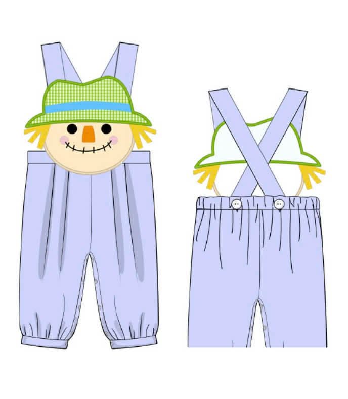 Pre Order 141: Scarecrows- Boys Knit Romper