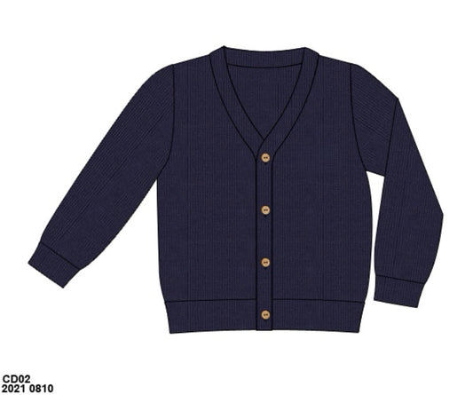 RTS: Winter Cardigans- Navy Button Up