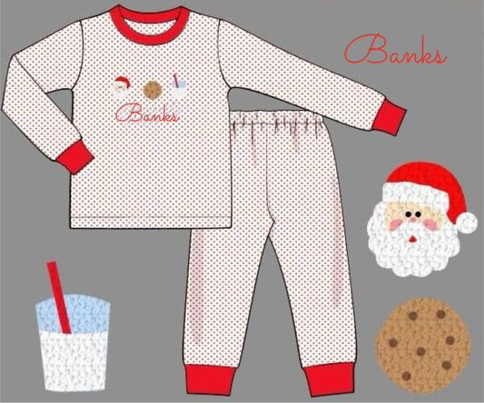 RTS: Christmas Eve- Boys 2pc Lounge Set “Banks”