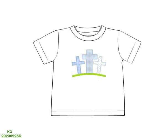RTS: Easter Shirt Only- Boys Calvary Shirt (No Monogram)