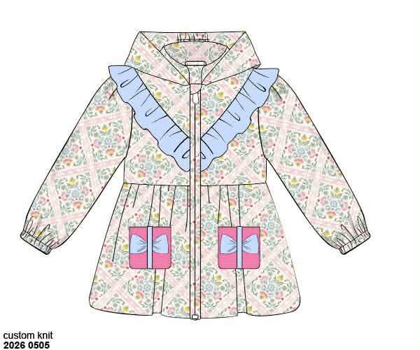 Pre Order 145: Rain Jackets & Windbreakers- Girls Heidi Hayes Floral Windbreaker
