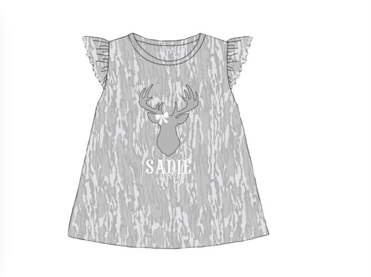 Camo Craze Flash Presale: Girls Knit Shirt- Birch