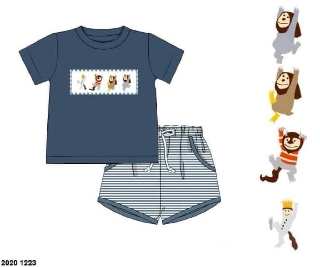 Customer Choice Pre Order 1: Boys Wild Things Shortie Set