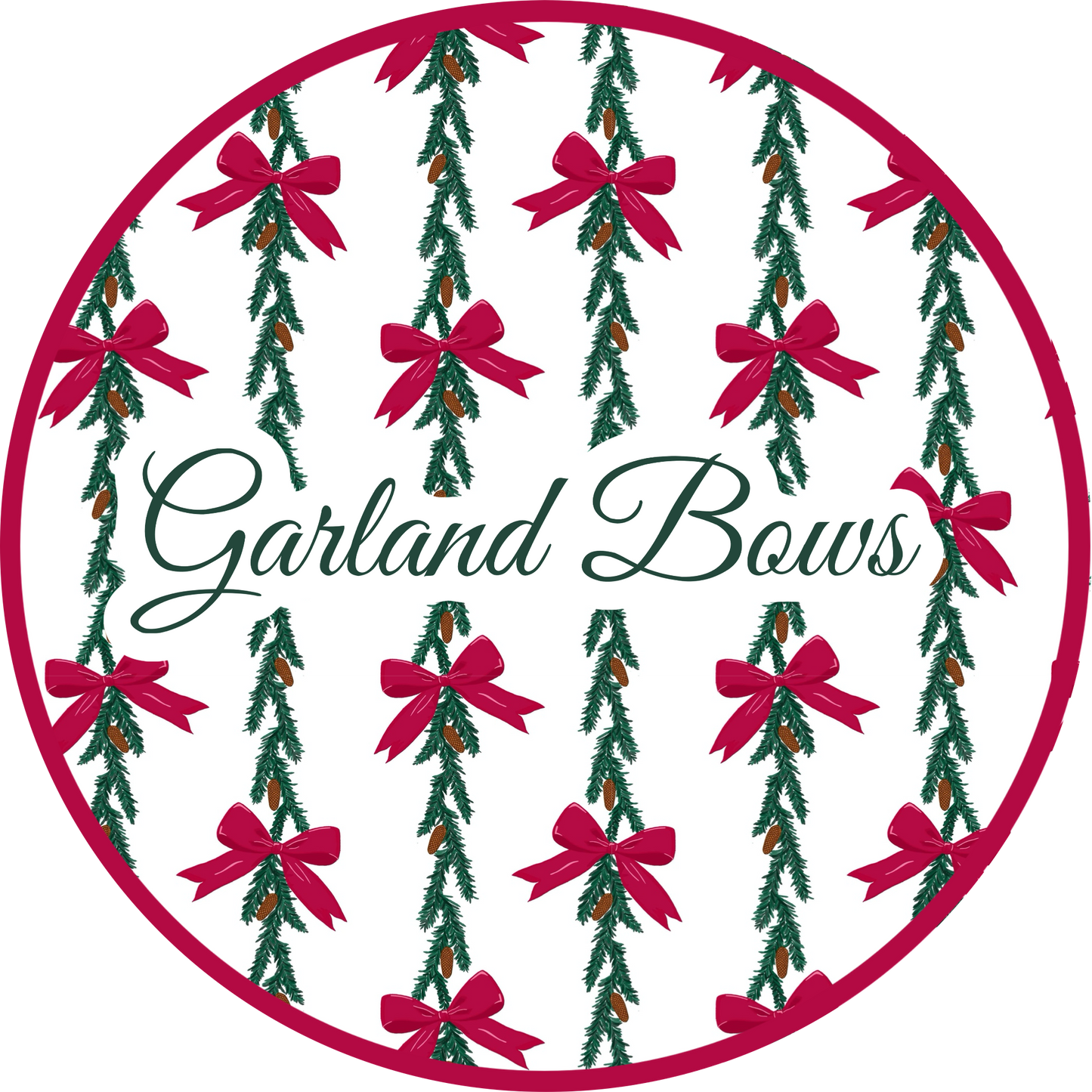 RTS: Garland Bows- Girls Knit Gown