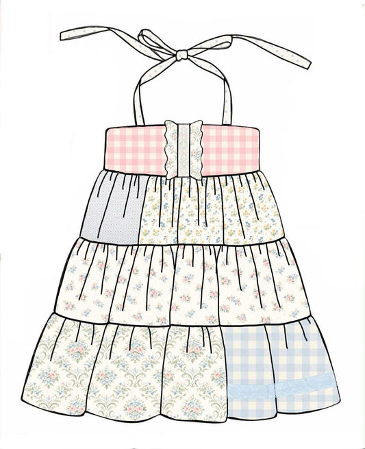 Honey 3 Homestead- Flowers: Mom/Mini Floral Woven Maxi Dress