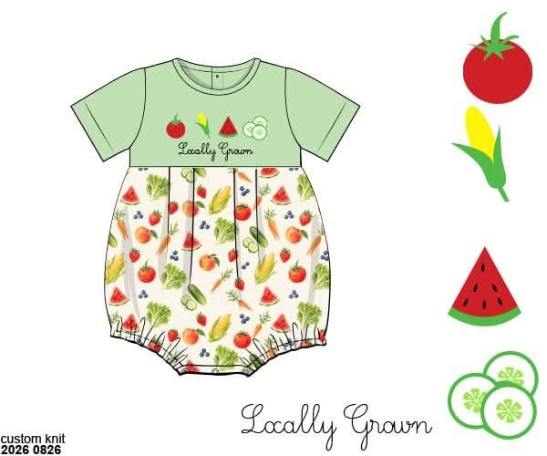 Pre Order 149: Homegrown- Boys Embroidered Bubble