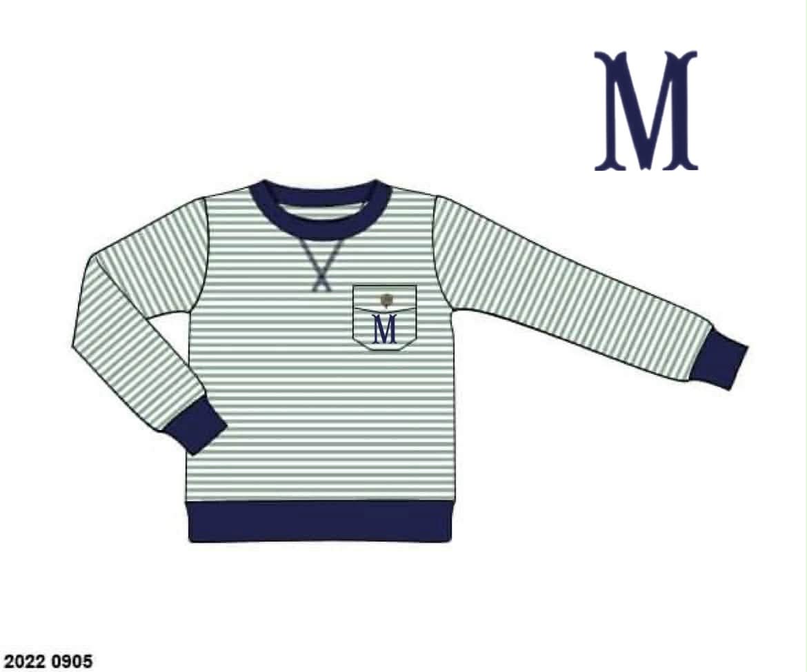 Pre Order 145: Mix & Match- Boys Feldspar Stripe Knit Pullover