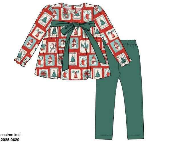 RTS: Pine & Dandy- Girls Knit Legging Set