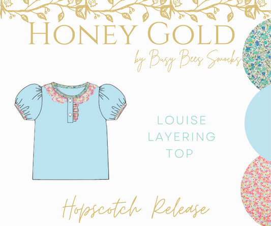 RTS: Honey 2: GOLD- Louise Layering Top