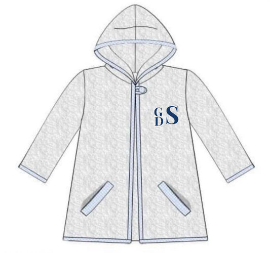 RTS: SBSC-Terry Cloth Cover Up Collection- Boys Hooded Coverup “GSD”
