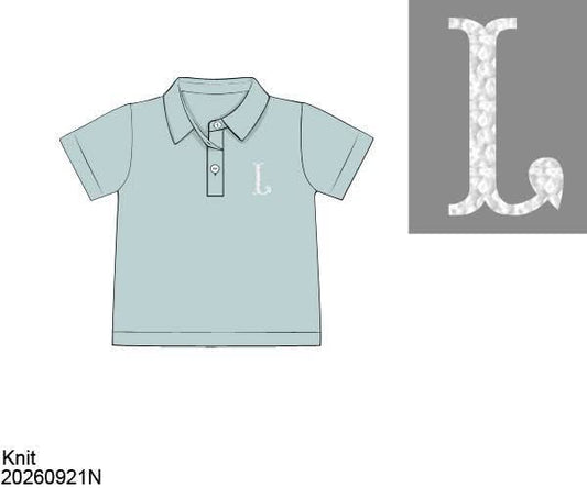 Pre Order 151: Bryson Floral & Plaid- Boys Knit Polo