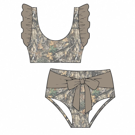 Camo Craze Flash Presale: Swim- Mom/Mini 2pc Woodland Swimsuit