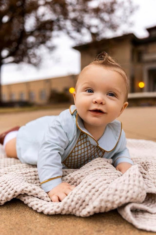 Pre Order 141: Fall Heirloom- Boys Woven Bubble