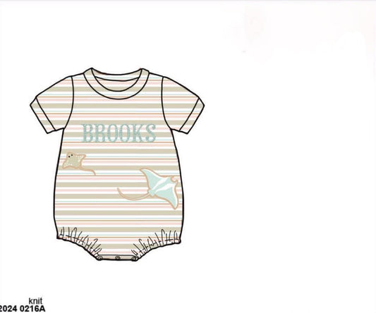Pre Order 150: Mermaids & Rays- Boys Knit Bubble
