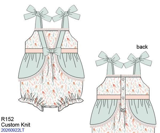 Pre Order 150: Mermaids & Rays- Girls Knit Bubble